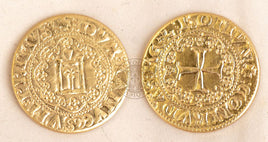 Italian Genoa Grosso Coin (1383-1415)