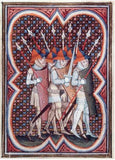 painted medieval helmets evidence