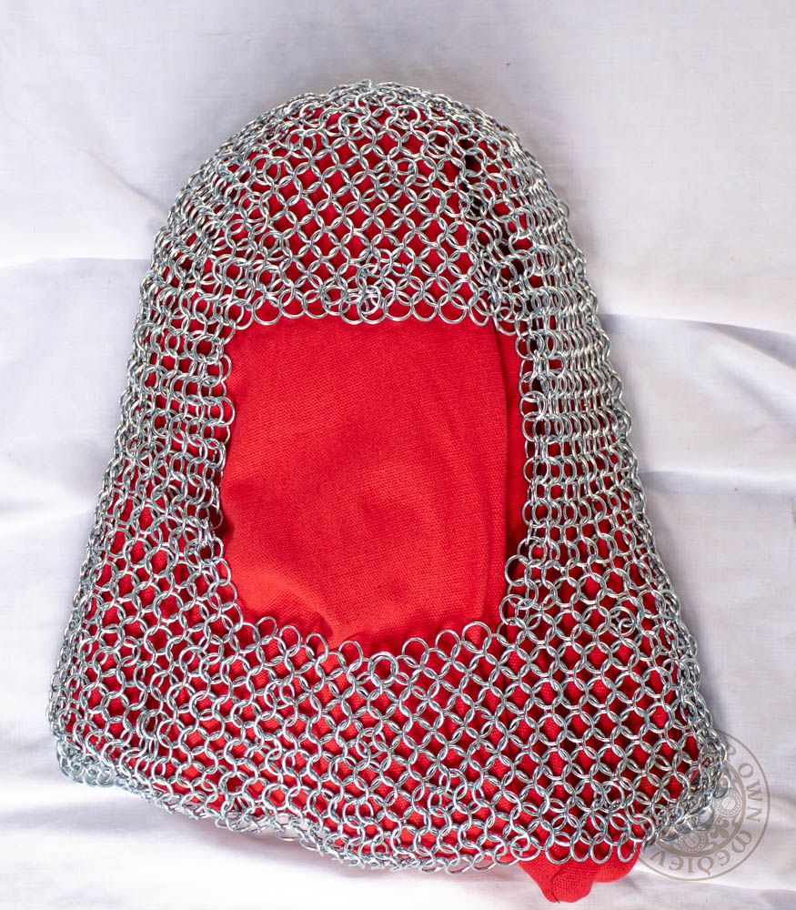 Kids armour coif made from chainmail