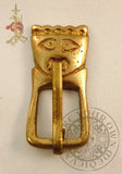 Kings Medieval Brass Belt Buckle