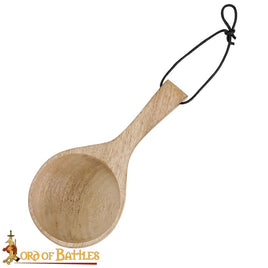 Kulsa wooden spoon cup Viking and Norman historical reenactment