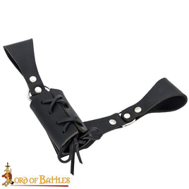 LARP sword frog made from leather and adjustable