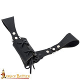 LARP sword frog made from leather and adjustable