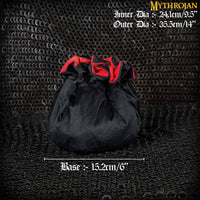 Large Dungeons & Dragons Dice bag with multiple separate  pockets