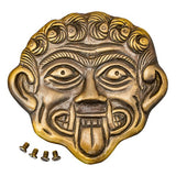 Large Greek Gorgon brass Mount