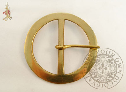 Large Renaissance Pirate Brass Buckle