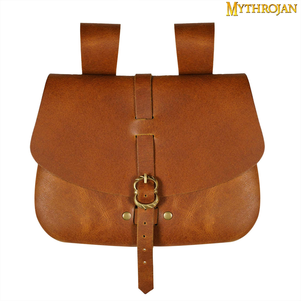 Medieval Leather Bag - Brown