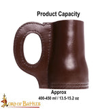Leather Tankard Jack for drinking ale and beer