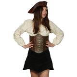Leather pirate costume skirt