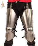 Leg armour 14th century medieval reenactment reproduction