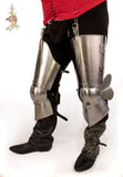 Leg armour 15th century medieval reenactment reproduction