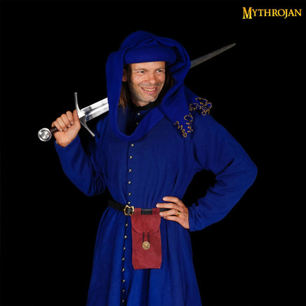 Long medieval bag for keeping mobile phone