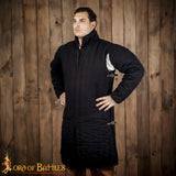 Long padded gambeson with buckles on side Reenactment