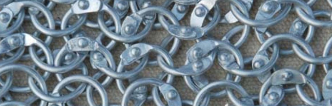 Aluminium shop chainmail rings