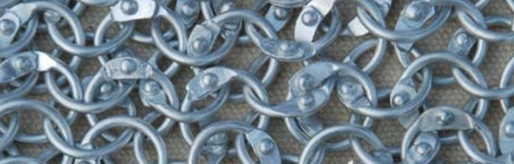 Loose Aluminium Chainmail Rings 10mm 16g Round Ring. Includes Round Rivets