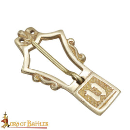 Lyre Renaissance 15th century reproduction belt buckle