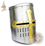 Maciejowski Crusader Knights Helmet suitable for 12th and 13th Century reenactment made from 14 gauge steel