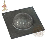 Making your own Roman scutum legionary Shield with this square Shield Boss made from 16 gauge steel
