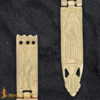 Medieval 15th century reproduction hinged strap end