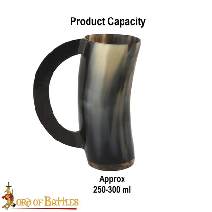 Medieval Ale Tankard with Handle