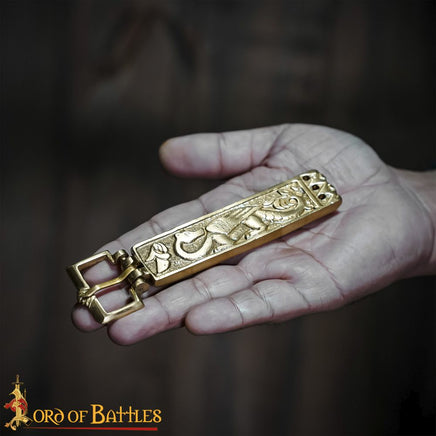 Medieval Dragon belt buckle for making your own medieval belt