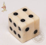 Medieval SCA bone dice for historical games
