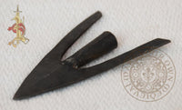 Middle ages arrow head hand forged archery