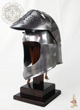 Medieval helm 14th century living history HMB