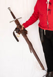 Medieval knights combat functional reenactment combat sword