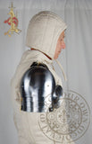 Medieval spaulder armour with rondell 15th century