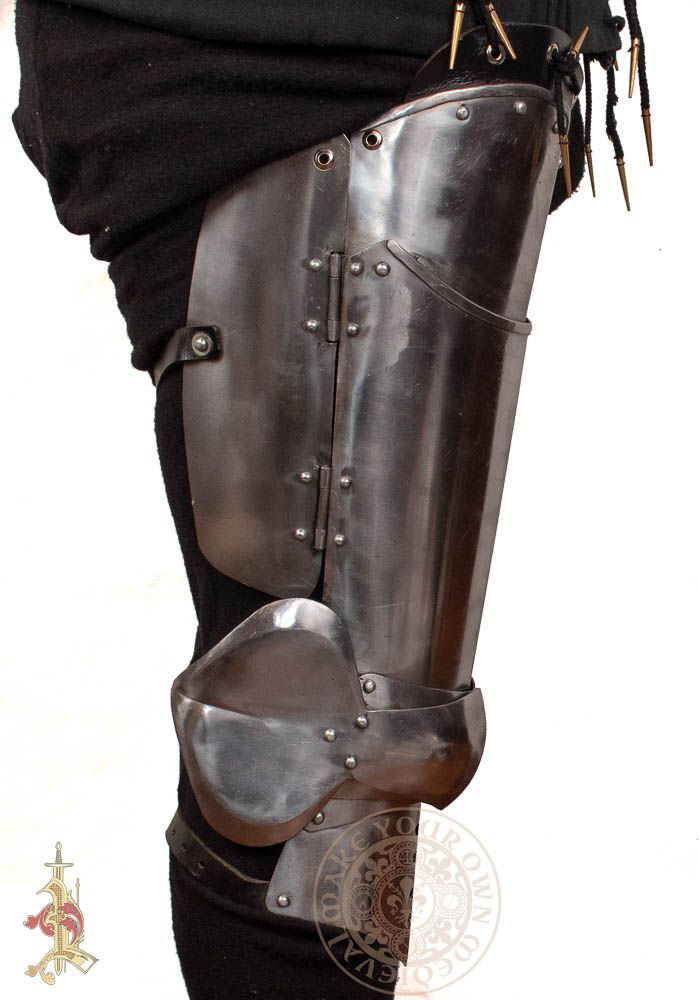 Avant 15th Century Milanese Cuisse Leg Armour - 16 Gauge