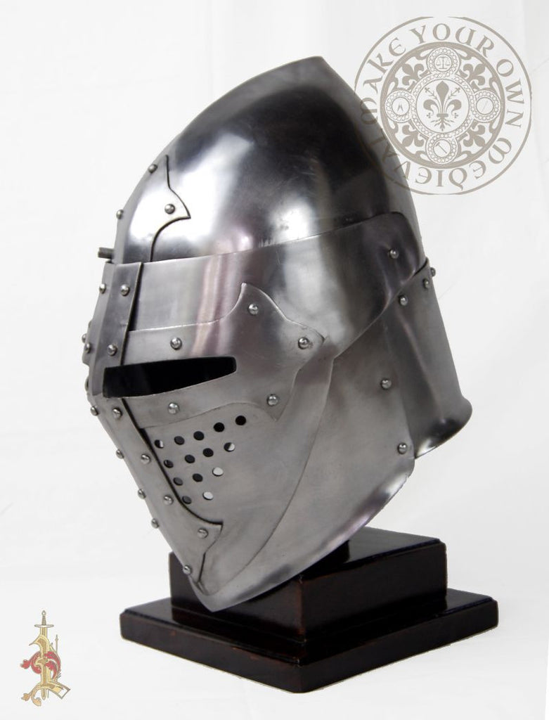 Bascinet Early to Mid 14th Century Helm (14 Gauge)