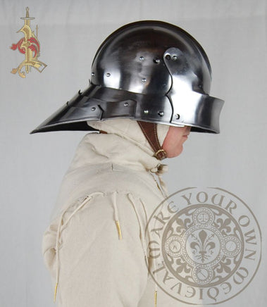 Medieval re-enactment sallet 15th century helm