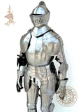 Medieval suit of armour on stand
