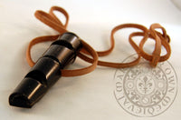 Medieval training whistle combat demonstrations