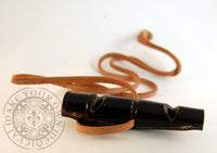 Medieval whistle made from horn for hunting