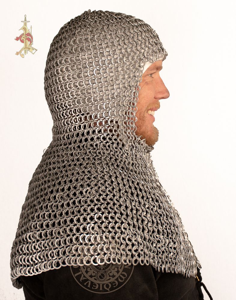 Aluminium Chainmail Haubergeon – Flat Riveted 10mm 16G Anodized Rings ...