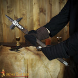 Medieval re-enactment combat padded training gloves