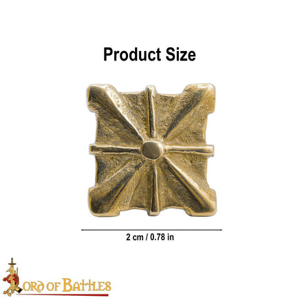 Medieval reproduction Square Cross Belt Mount