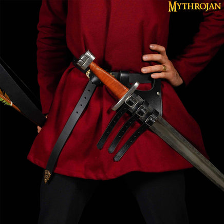 Middle ages knights sword holder