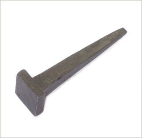 Forged Nail 6.7cm Long. Rectangular Head