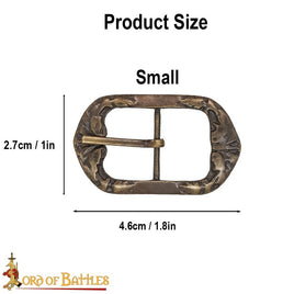 Oliver Cromwell era small buckle