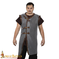 Open Front Sleeveless Chainmail  Hauberk
