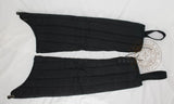 Padded Arming legs armour gambeson Black