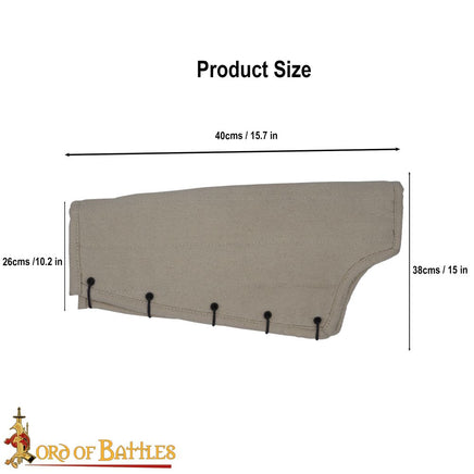Padded greaves for Medieval reenactment combat