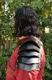 Pauldron leather fantasy medieval armour