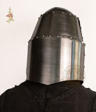 Pembridge 14th century Great Helm made from 14-gauge steel
