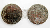 Piece of 8 reproduction coin Pirates of the caribbean spanish