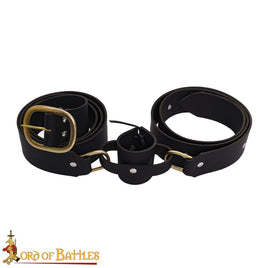 Pirate sword belt with frog for holding sword