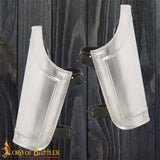 Plate armour bracers for medieval costume